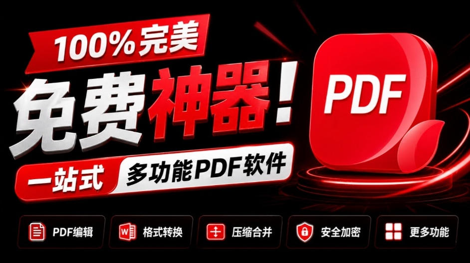 100%完美免费神器！一站式多功能PDF软件，支持PDF格式转换压缩编辑等，简约无广告，太Nice了JOPDF-萌芽网创副业资源站