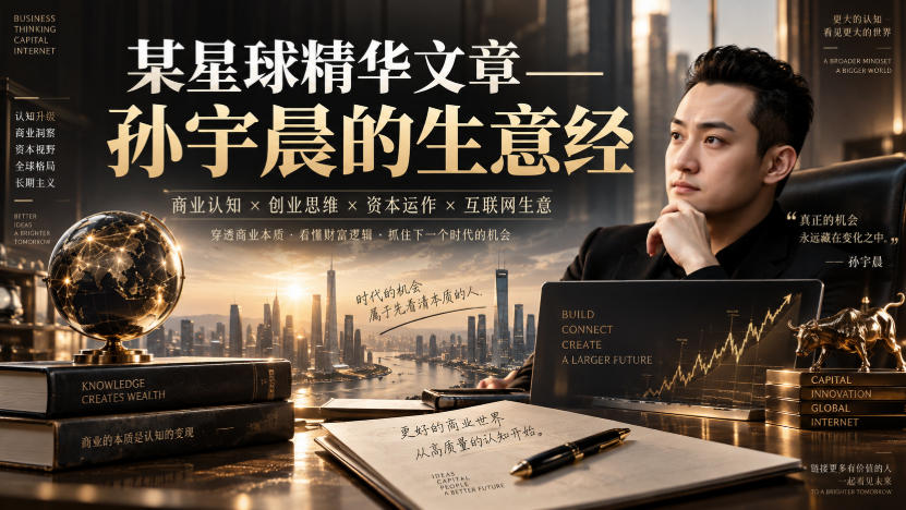 某星球精华文章——孙宇晨的生意经-萌芽网创副业资源站