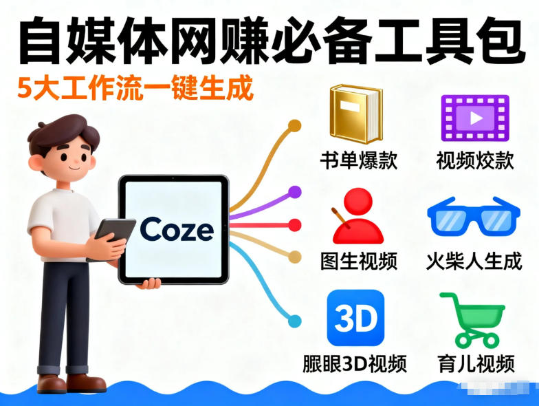 Coze工作流合集,内容一共100份左右,内容丰富,可以提供工作效率-萌芽网创副业资源站
