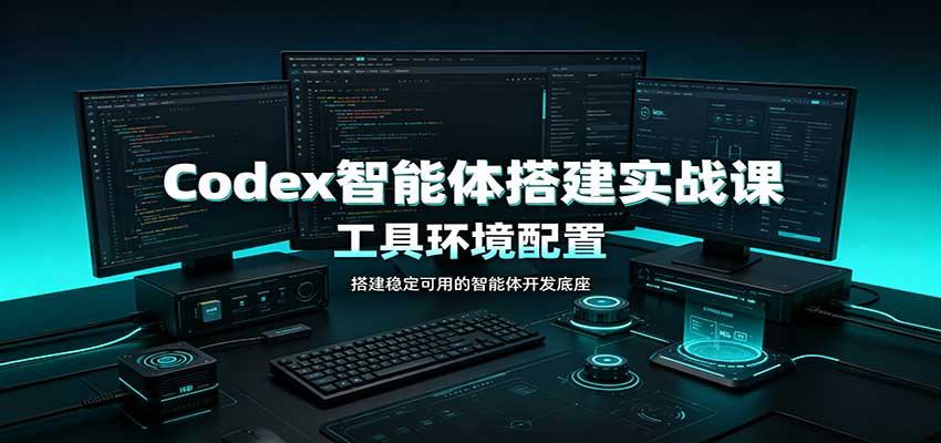 Codex智能体搭建实战课：工具环境配置，自定义技能开发，多业务自动化教学-萌芽网创副业资源站